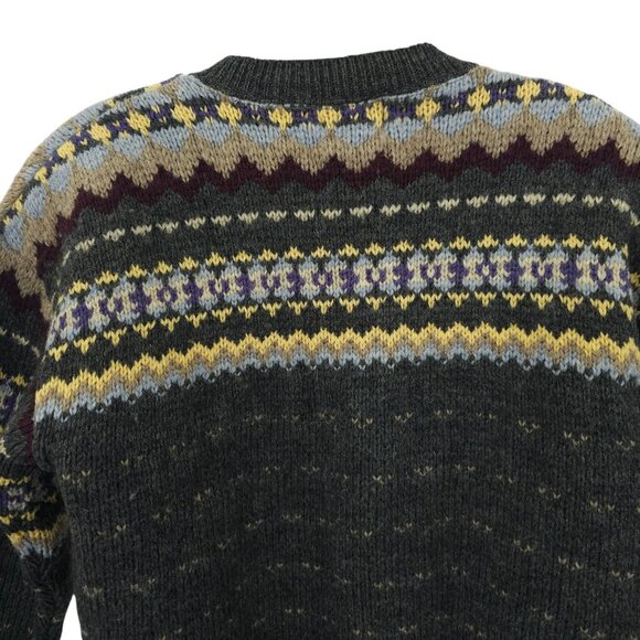 Cambridge Dry Goods Sweater Button Front Womens S Vintage USA Fair Isle Nordic - Picture 14 of 16